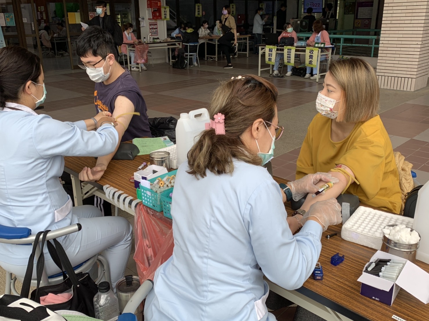 Health Examination of Transferred Students in the Second Semester of the 109 School YearImage