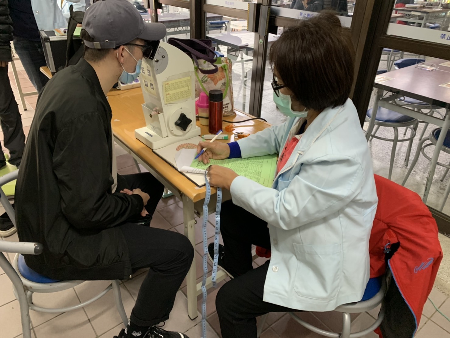 Health Examination of Transferred Students in the Second Semester of the 109 School YearImage