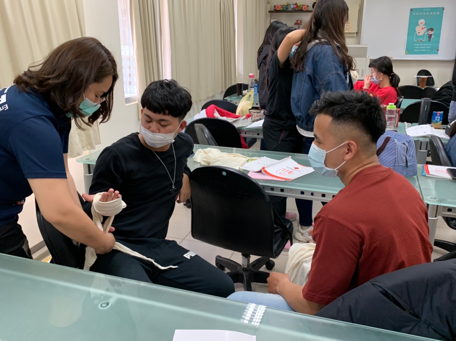 109 school year second semester training and education of first-aidersImage