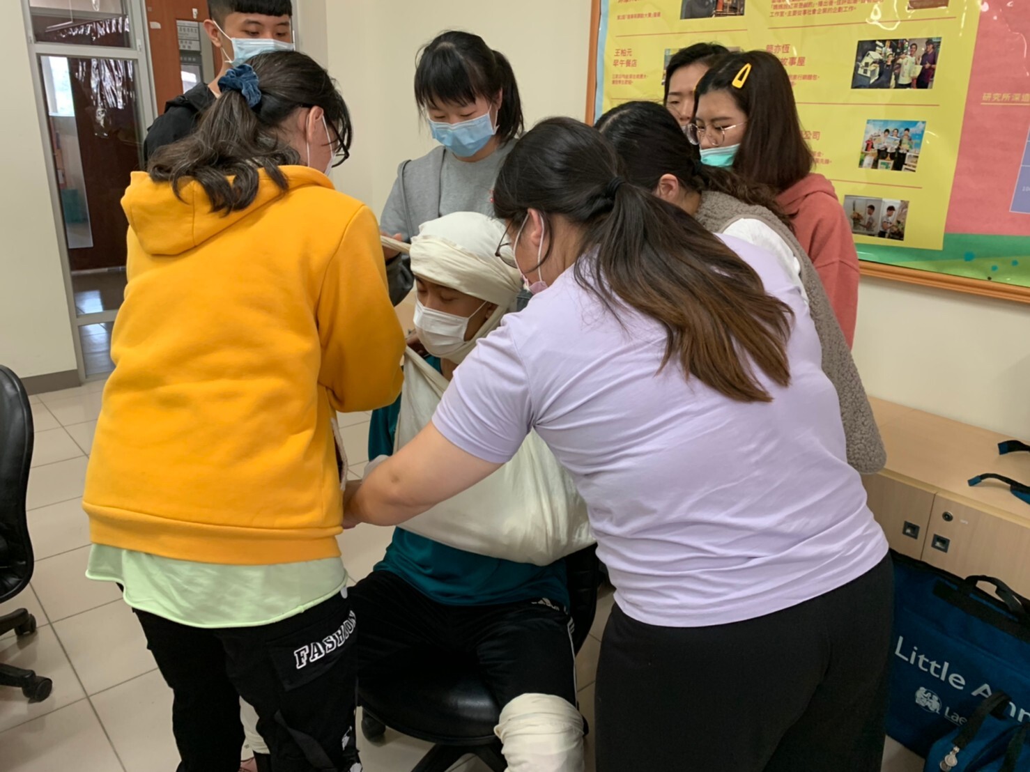 109 school year second semester training and education of first-aidersImage