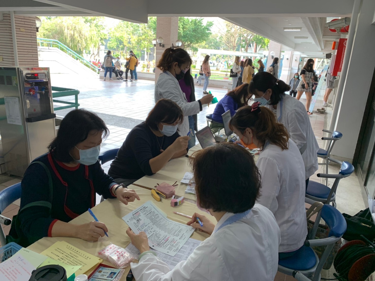 109 school year second semester faculty and staff age-limited health check activitiesImage