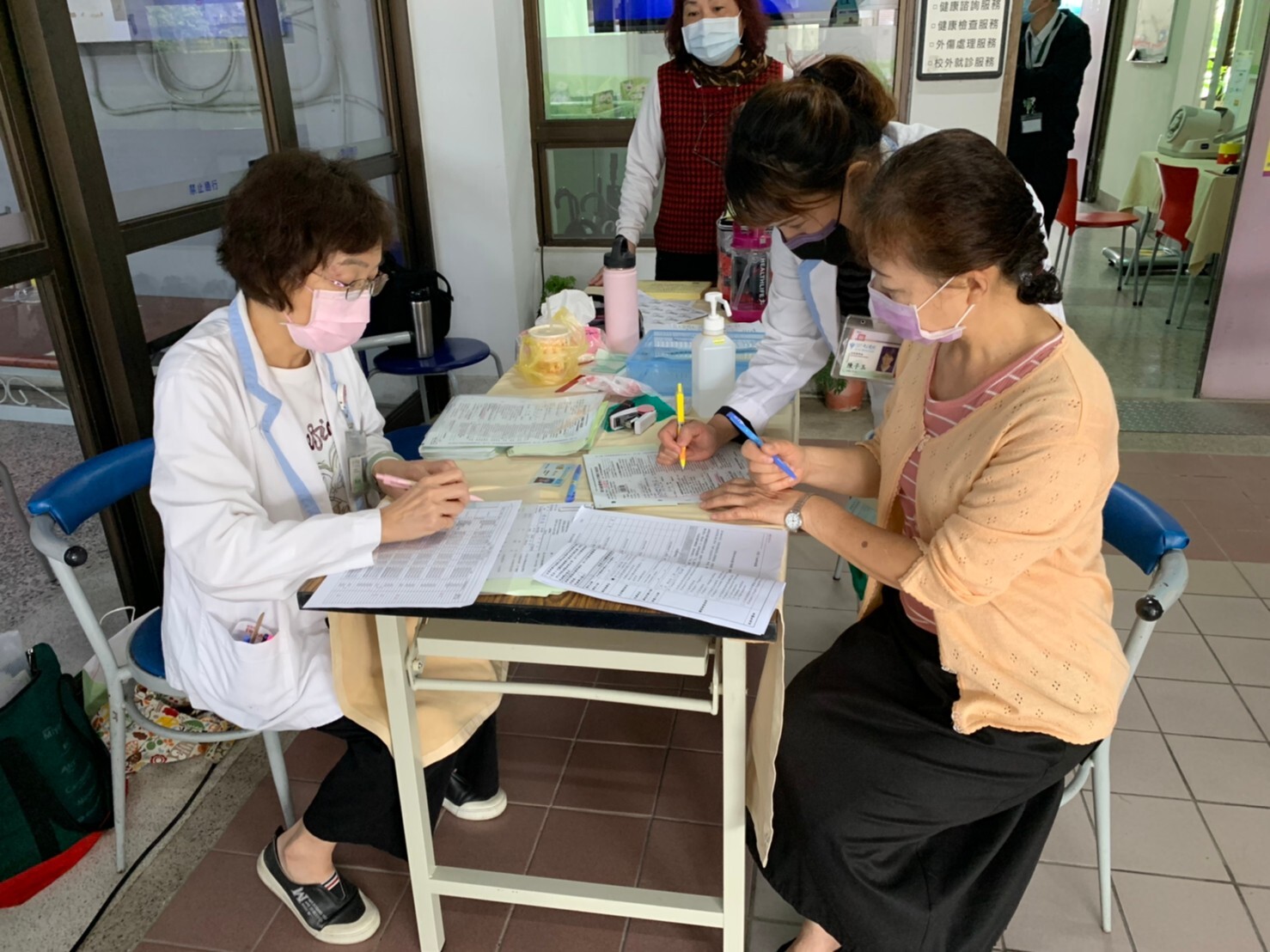 109 school year second semester faculty and staff age-limited health check activitiesImage