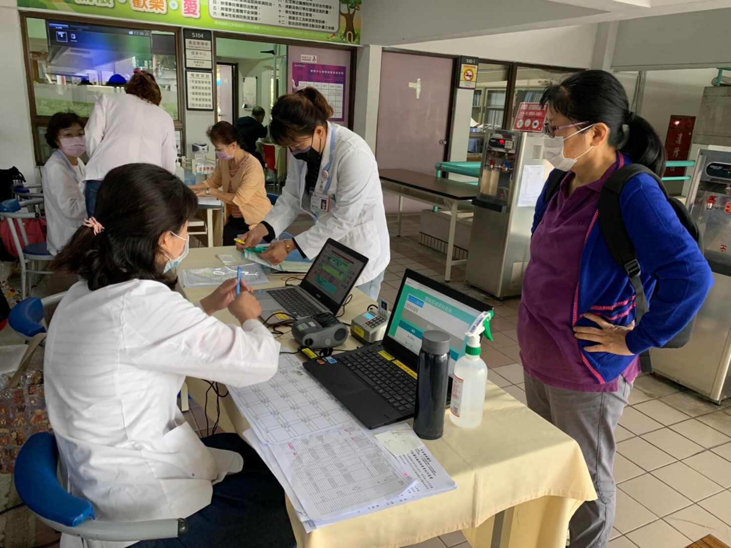 109 school year second semester faculty and staff age-limited health check activitiesImage