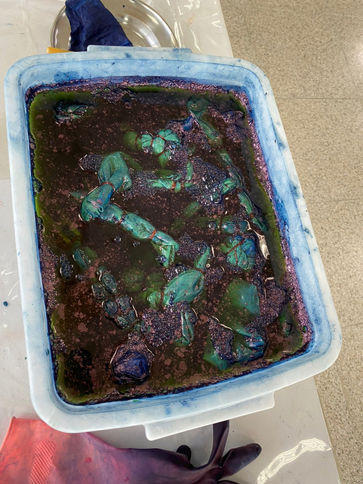 First Semester of Academic Year 110 - 110 Academic Affairs Featured Theme Project - Dyeing Fabric Thoughts 110/10/26 (II)Image